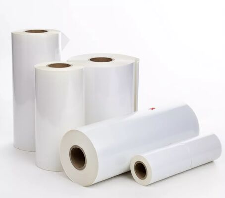 95-105 مایکرون ضخامت فیلم لامینیشن درخشنده با چسب EVA 100٪ از کره و بافت چرم برای بسته بندی تزئینی