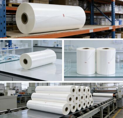 فیلم لایه بندی حرارتی ضد رطوبت PET با مقاومت در برابر درجه حرارت تا 130 درجه سانتیگراد و طول سفارشی در هر رول