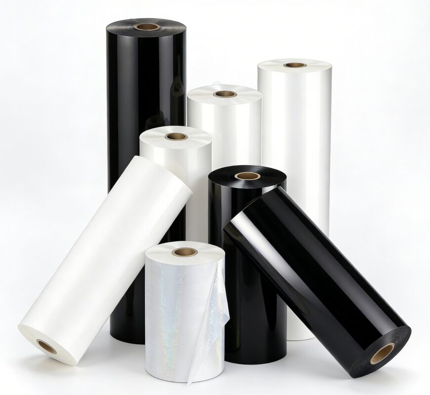 فیلم لایه بندی چرب با بافت چرم با چسب 100٪ EVA از کره و ضخامت 95-105 میکران برای بسته بندی برتر