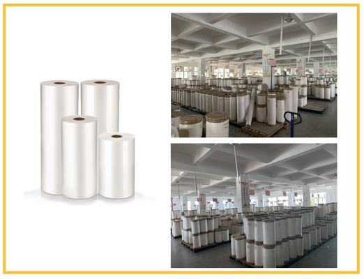 فیلم شفاف 8mic EVA 12mic BOPP Thermal Lamination