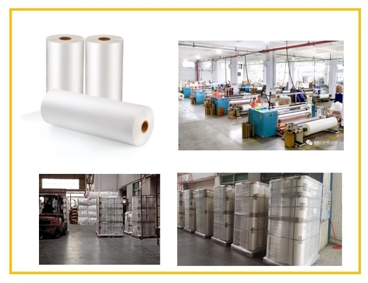 فیلمی لامیناسیون حرارتی قابل تنظیم BOPP 20mic Gloss And Matt برای کیسه های خرید