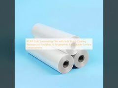 فیلم لمینیت سرد BOPP با پوشش لمسی نرم: مقاوم در برابر خراش و اثر انگشت برای بهبود دوام سطح