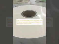 فیلم لمینیت مات شفاف مات، ایده‌آل برای کاربردهای لمینیت که به شفافیت و دوام نیاز دارند.