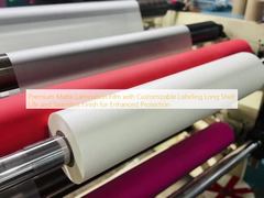 فیلم لمینیت مات ممتاز با برچسب‌گذاری قابل تنظیم، ماندگاری طولانی و پرداخت بی‌نقص برای محافظت بیشتر